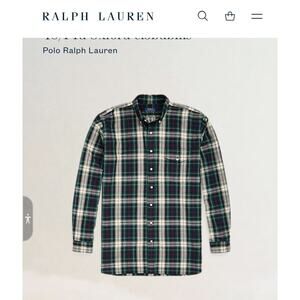 Polo Ralph Lauren Shirt 1XB Tartan Preppy Mens